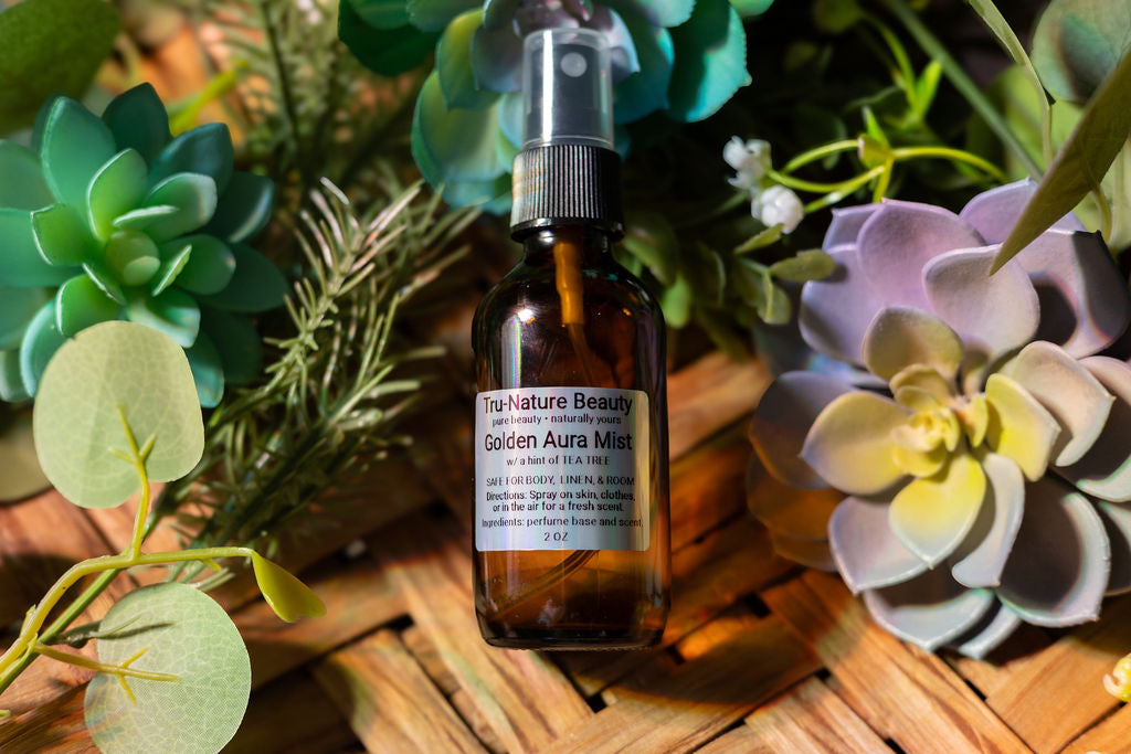 Golden Aura Mist Spray for Room, Body, or Linens
