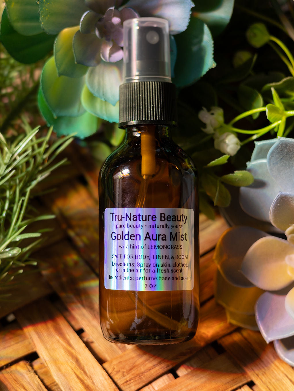 Golden Aura Mist Spray for Room, Body, or Linens