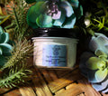 unscented whipped beef tallow with jojoba oil and castor oil in a glass container for body and face lotion